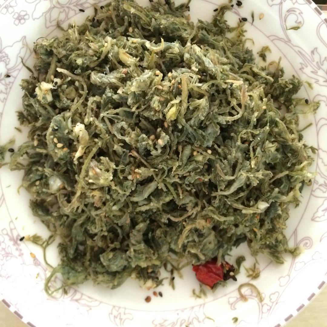 春食野菜:蒸白篙的做法