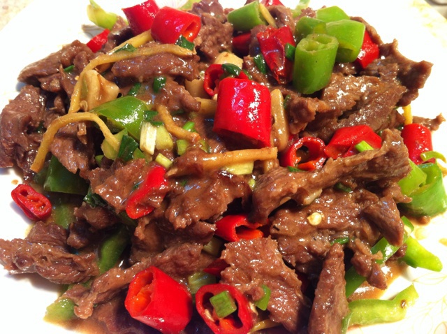 小炒牛肉