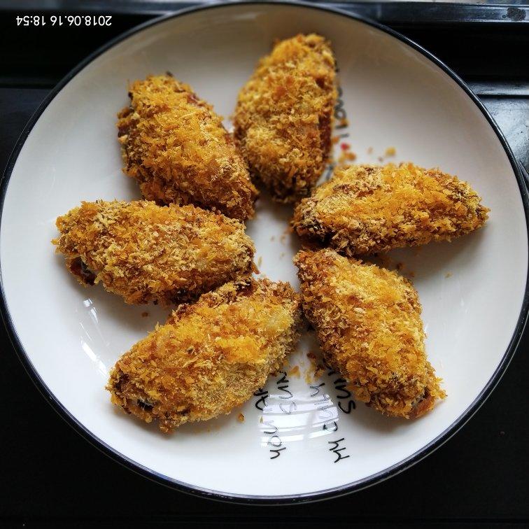 烤鸡翅（面包糠版）