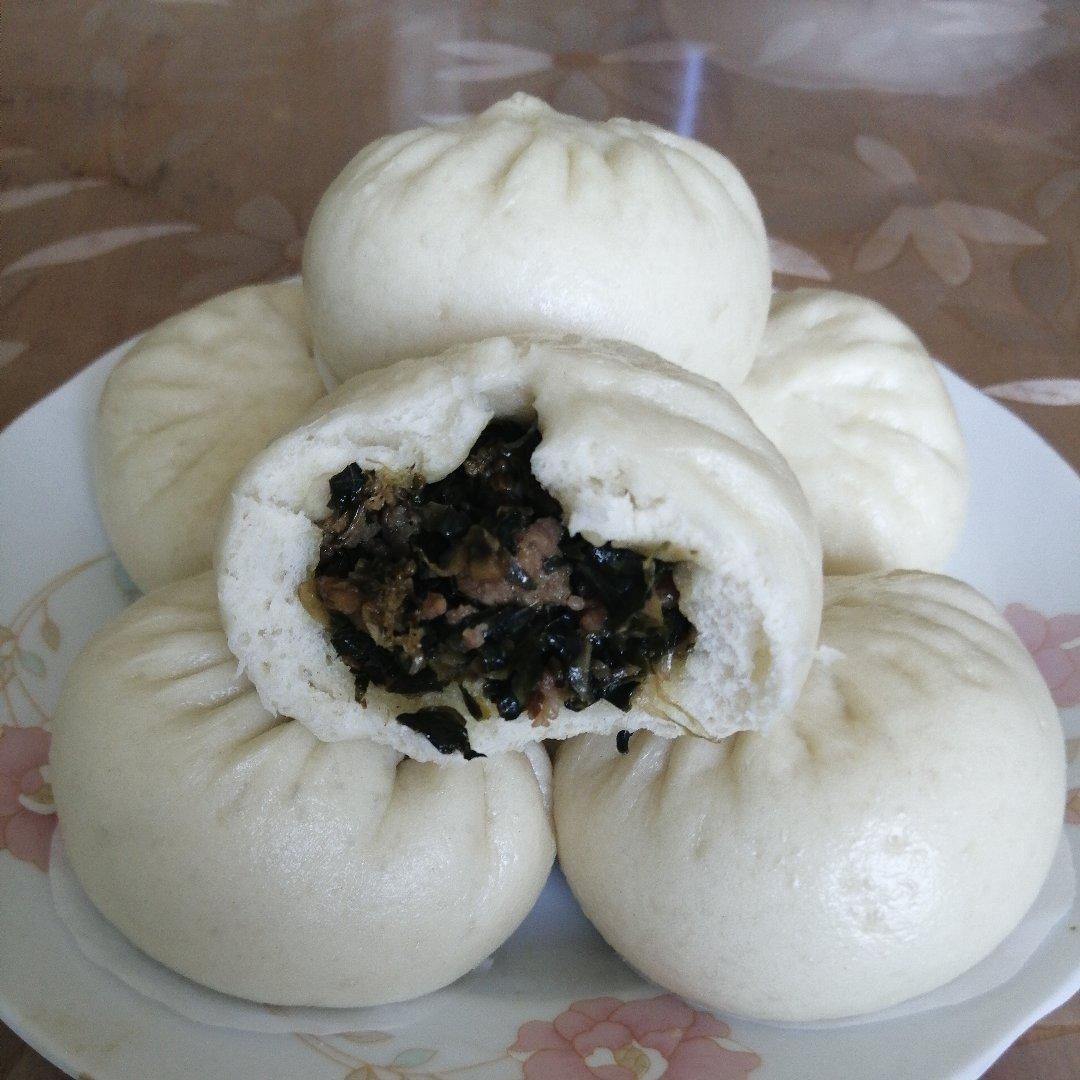 梅干菜肉包-无敌包子皮【墙裂推荐~！！！】