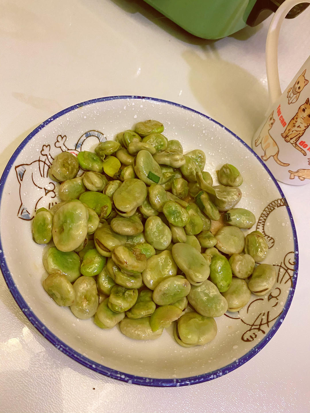 无比鲜美的葱油蚕豆