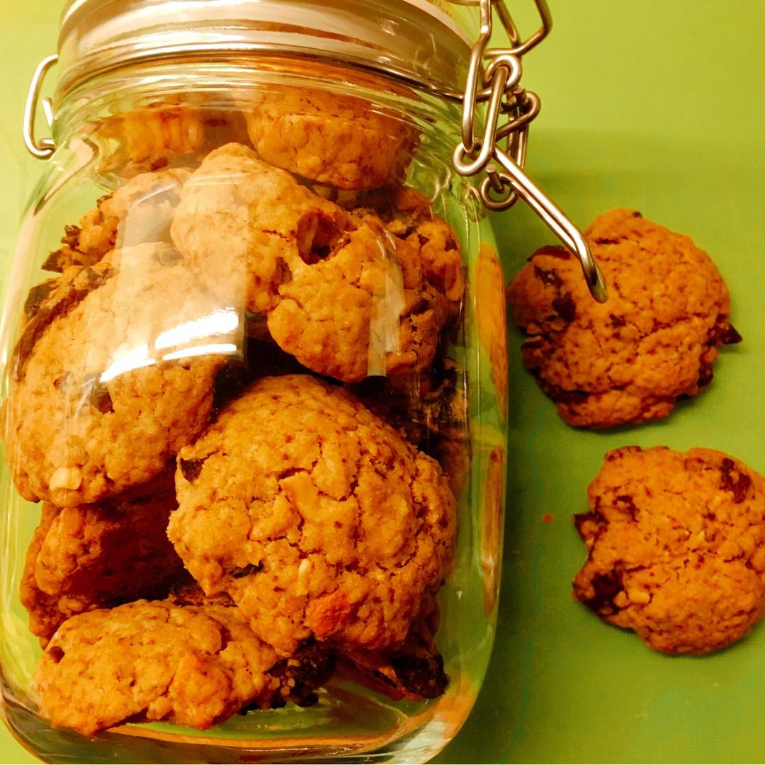 红枣红糖核桃饼干