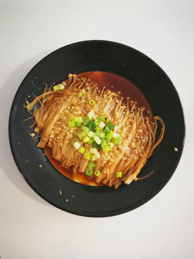 蒜蓉蒸金针菇