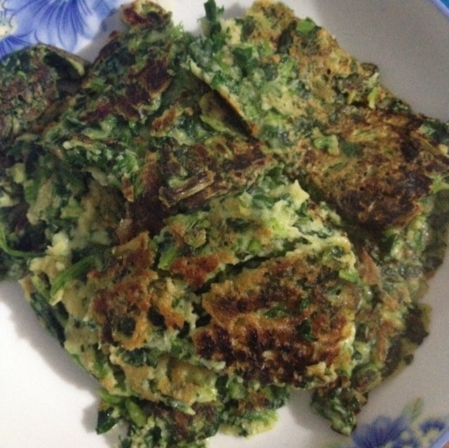 菠菜煎饼