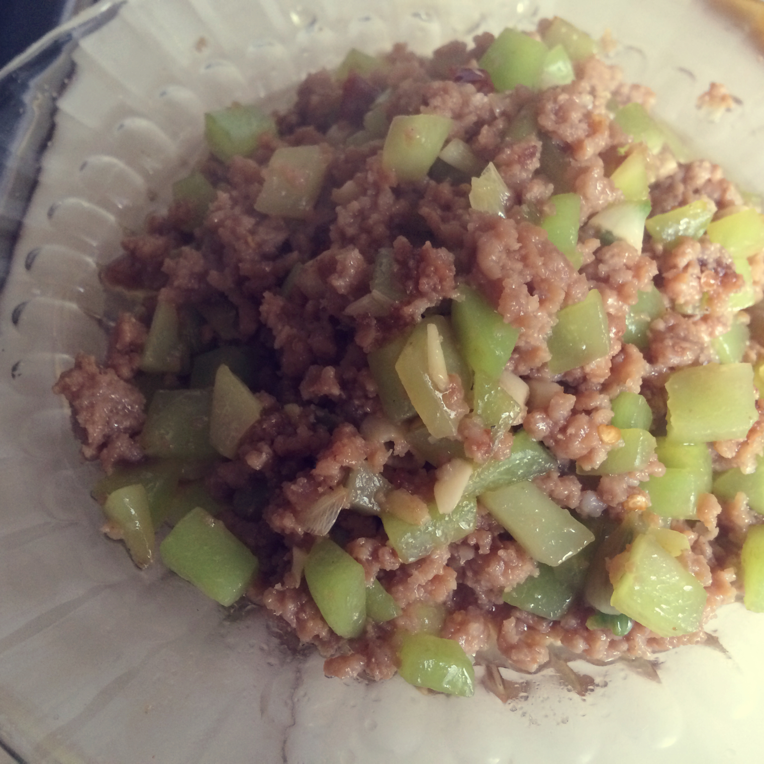 肉沫豆角下饭菜