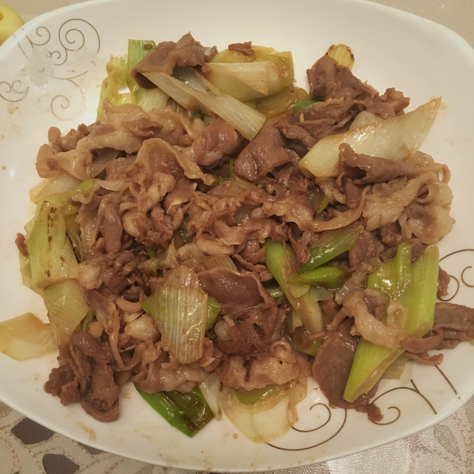 葱爆羊肉