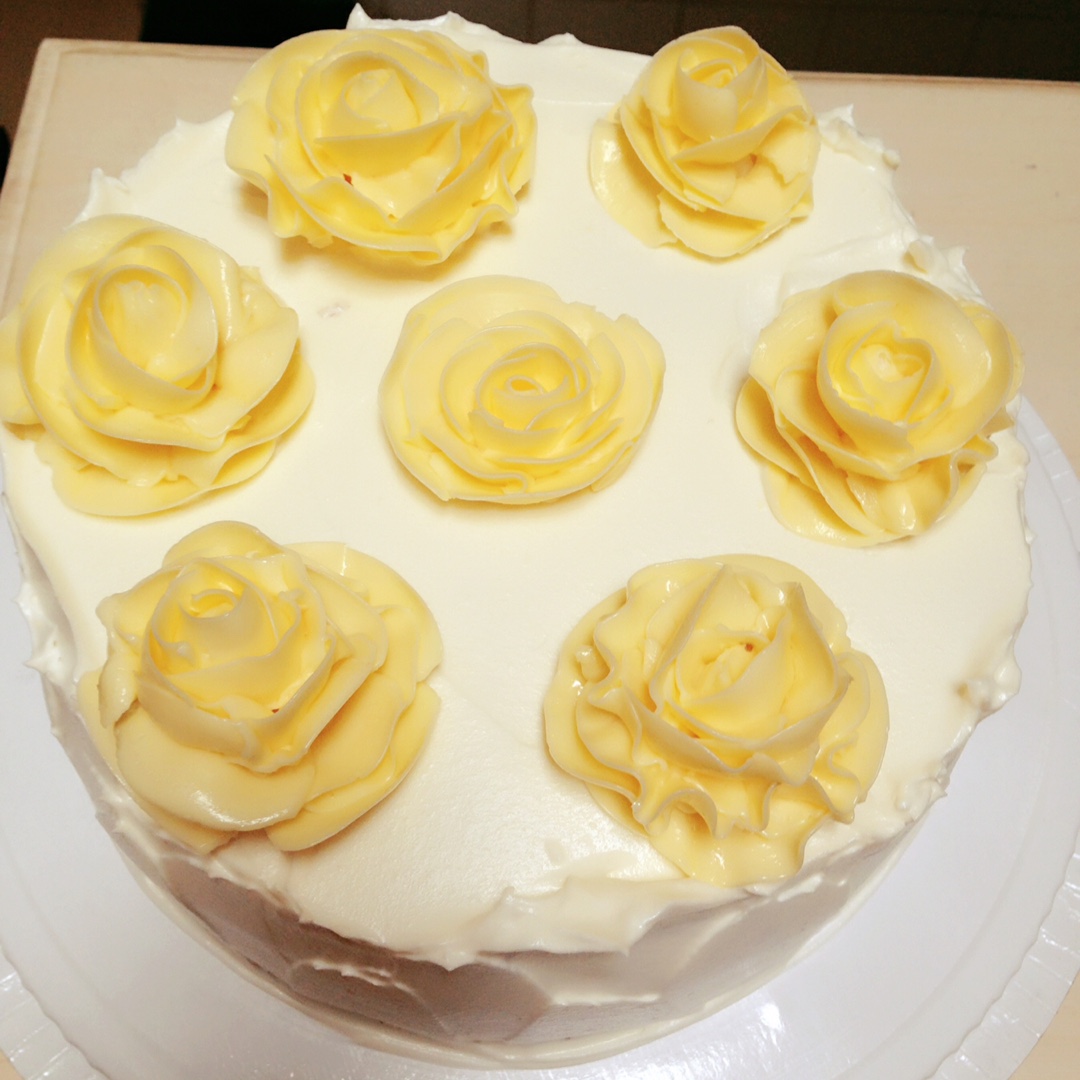 oО 四叶草°做的奶油裱花练习