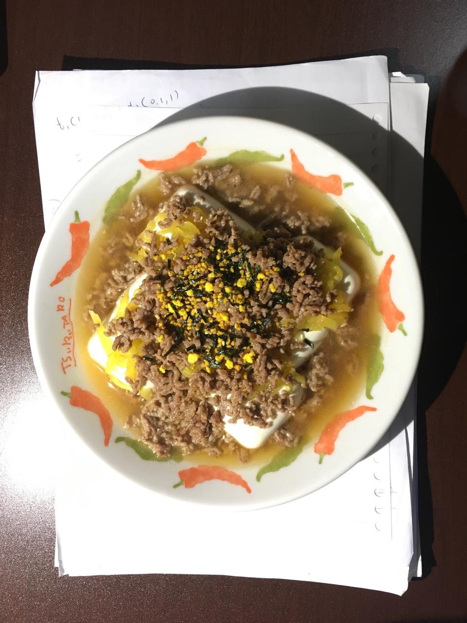 肉末蒸豆腐