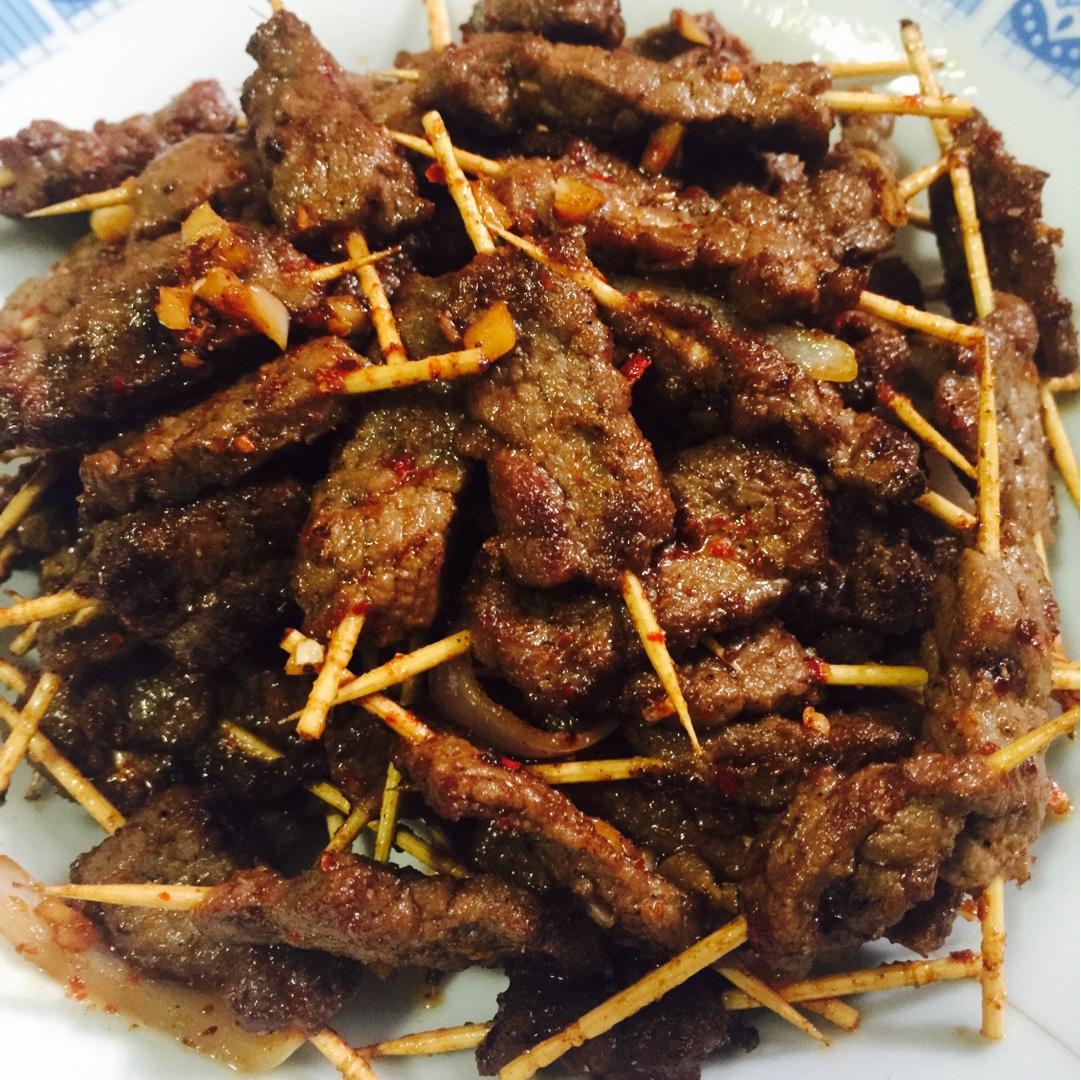 孜然牙签牛肉