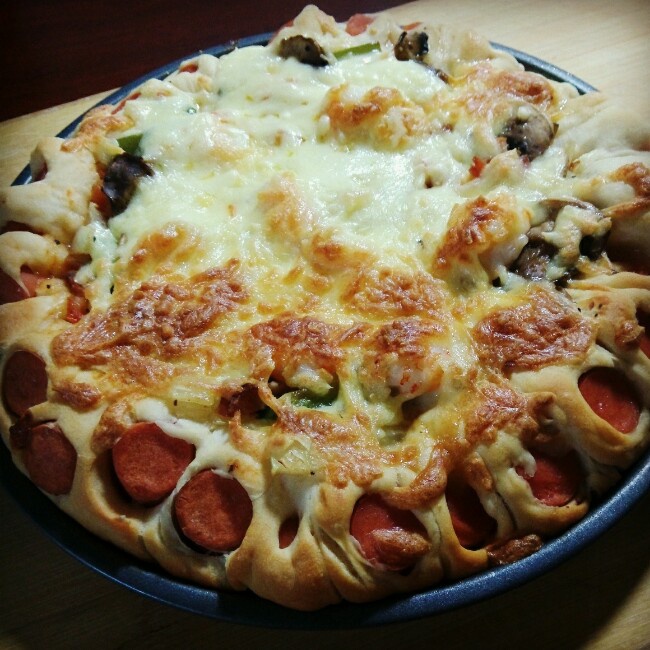 香肠卷边PIZZA