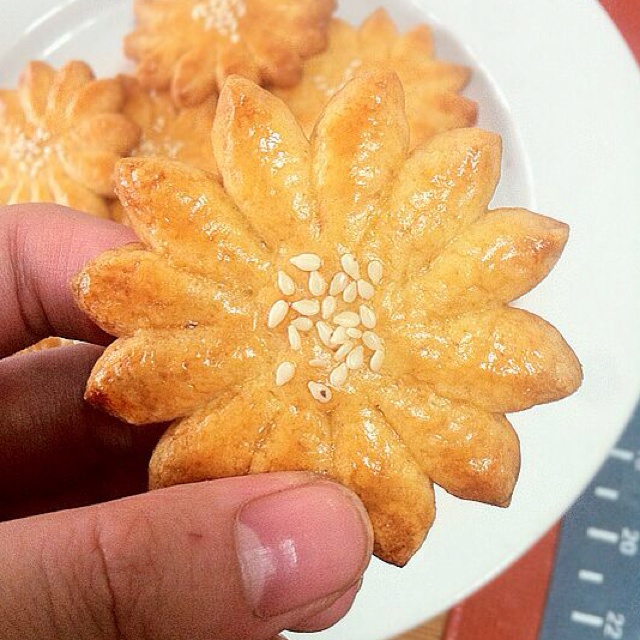 果酱菊花饼-重阳节预热啦