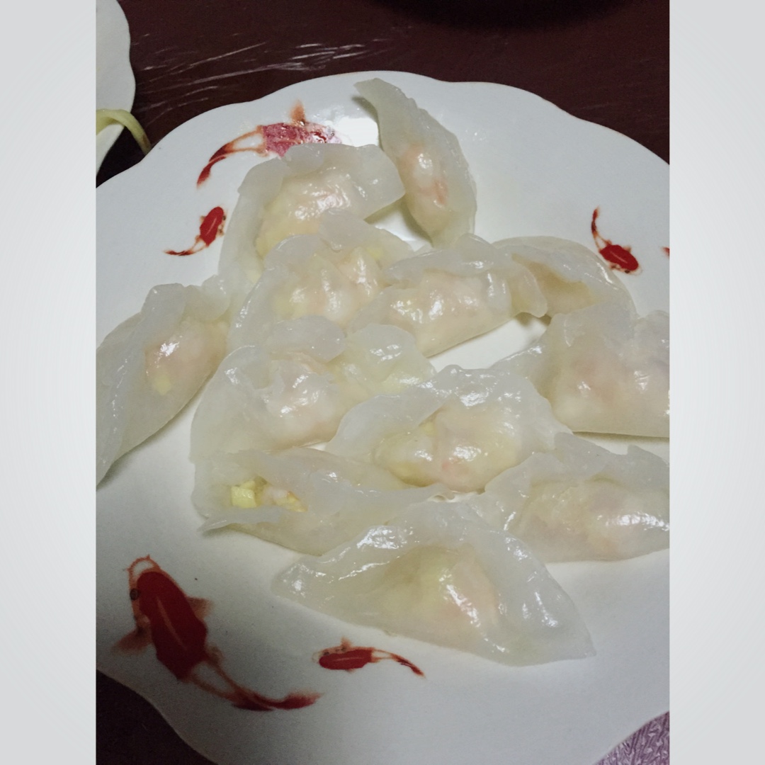 弯梳虾饺
