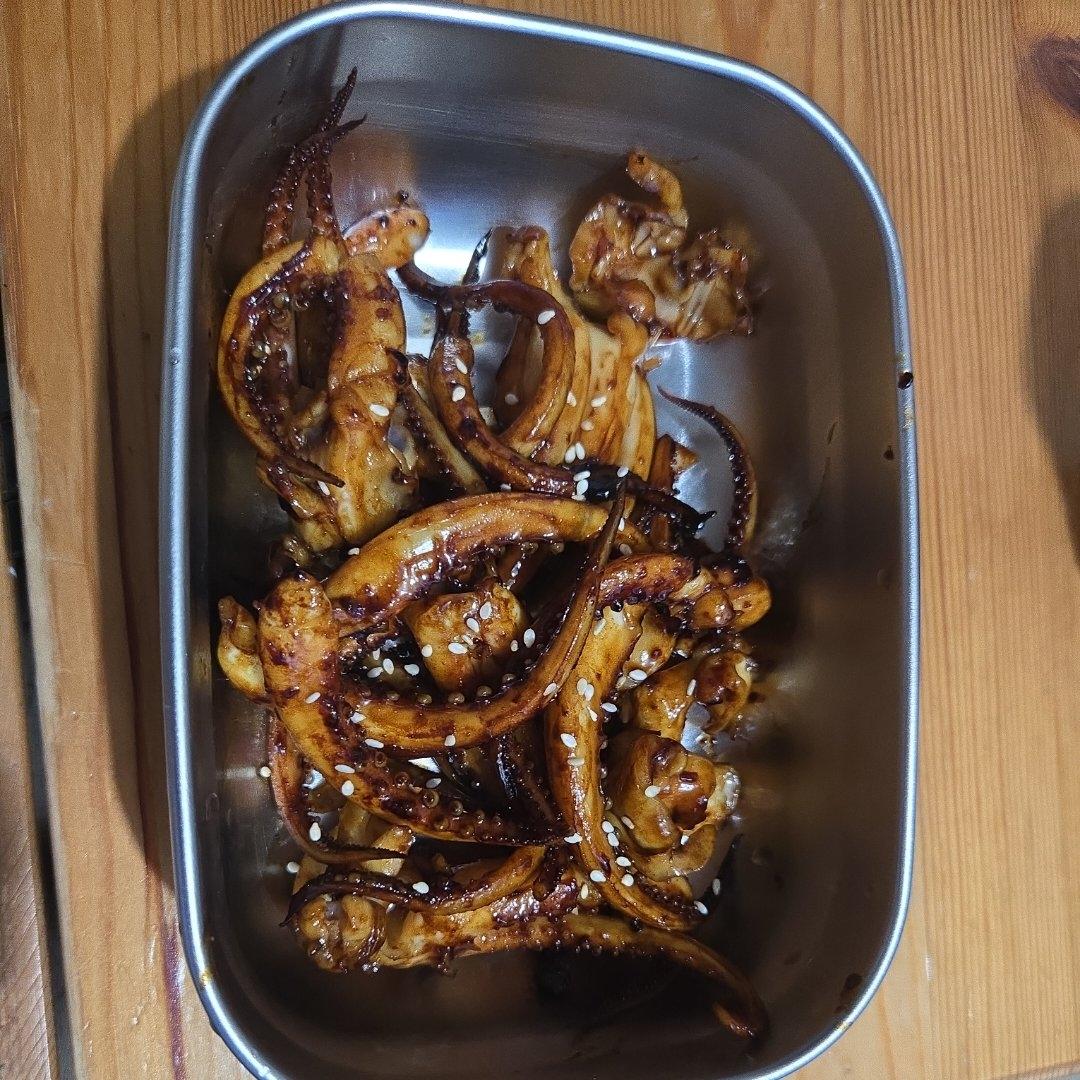 超下饭的孜然鱿鱼须，香辣爽嫩，比烧烤还好吃