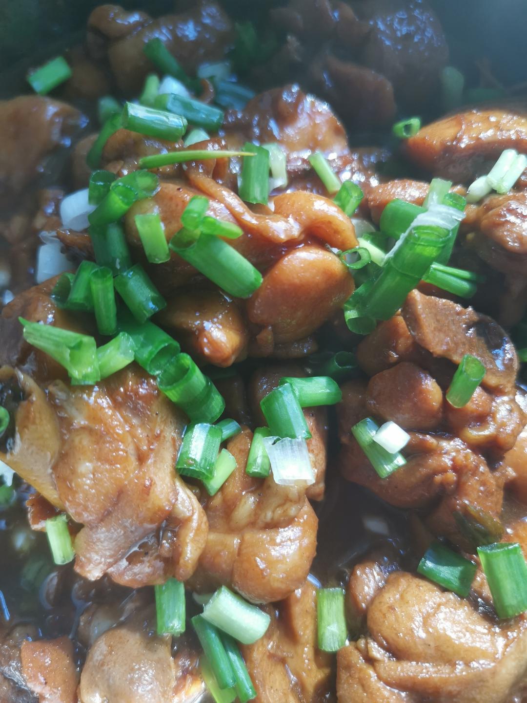 葱油焖鸡