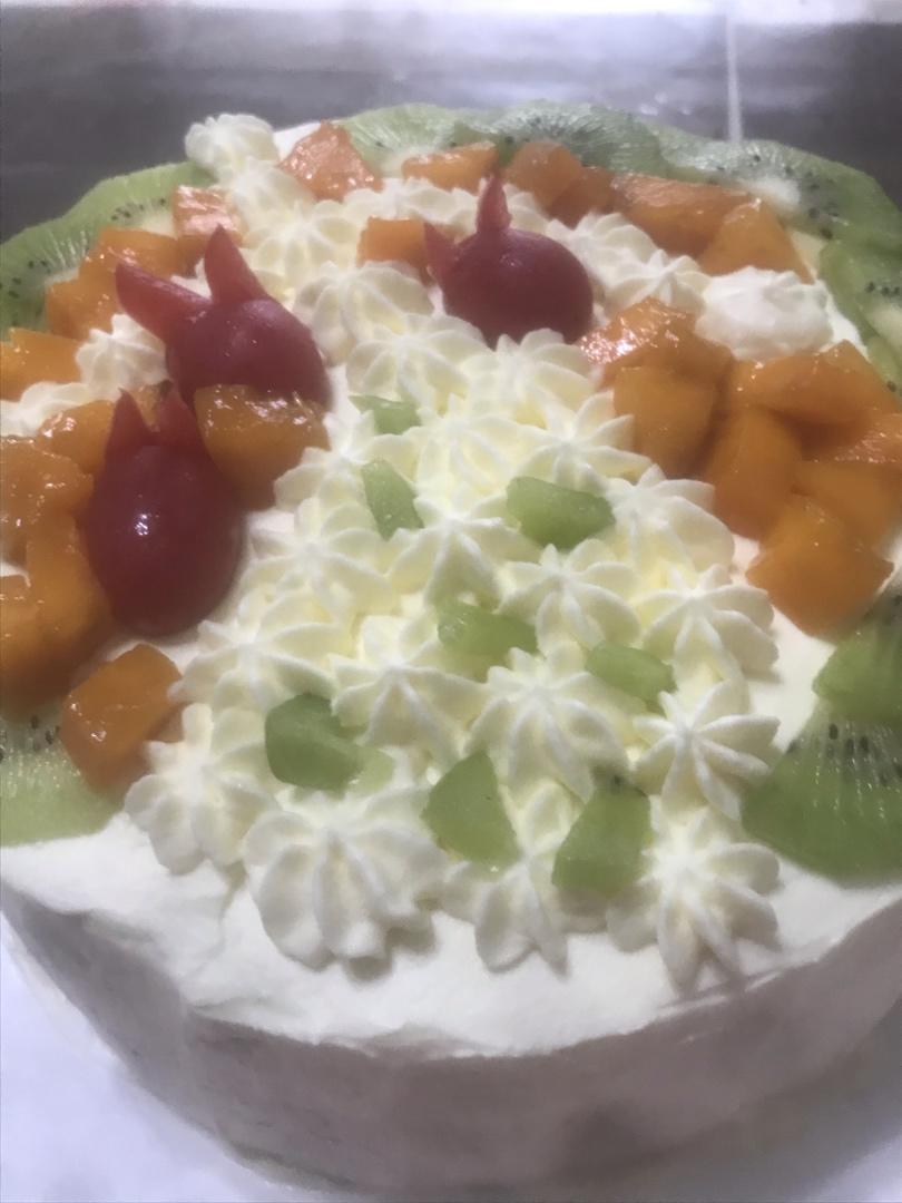 超级简单的味多美同款生日蛋糕（6寸），新手也能高度还原