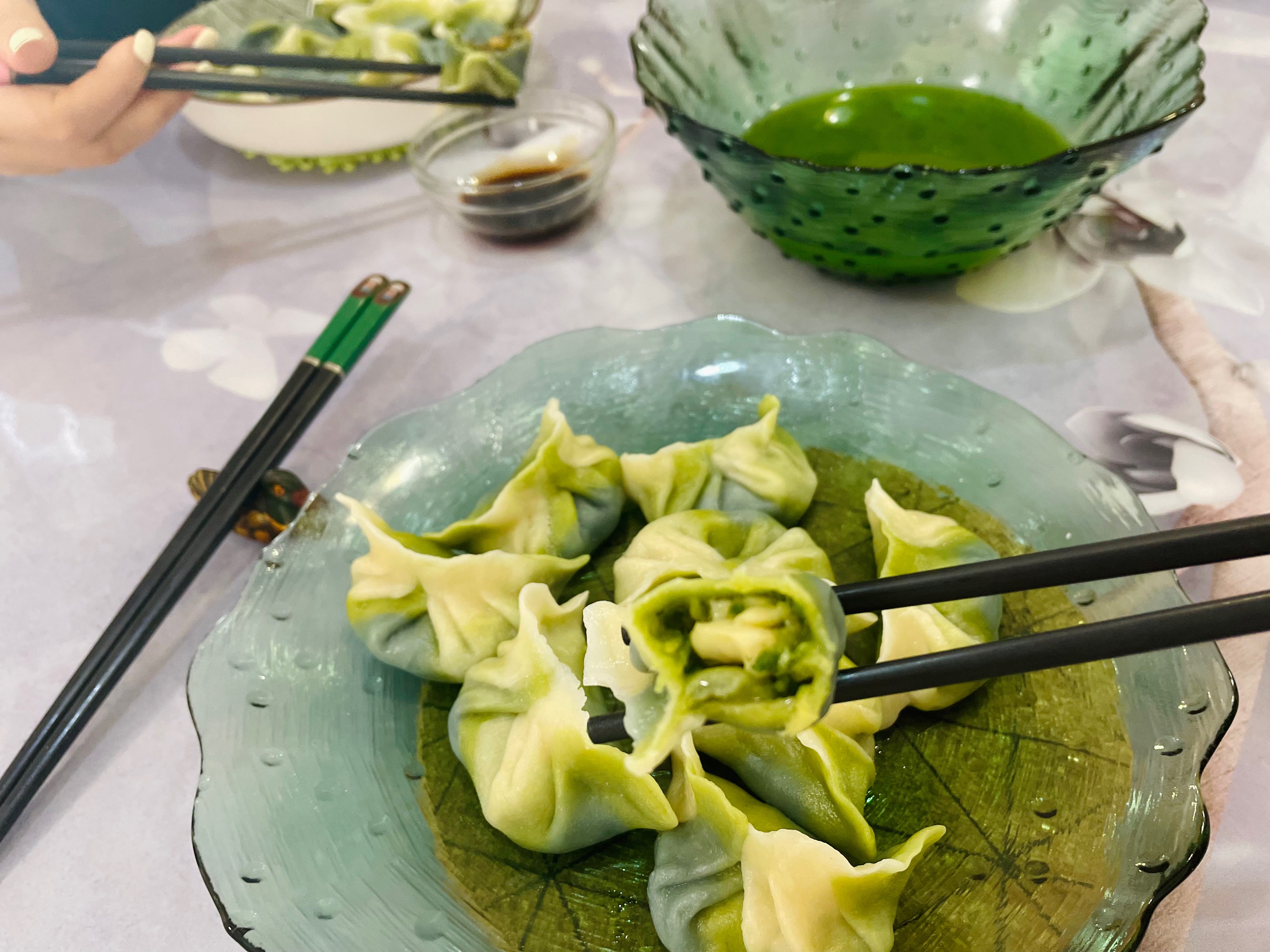 饺子版的“只此青绿”的做法 步骤25