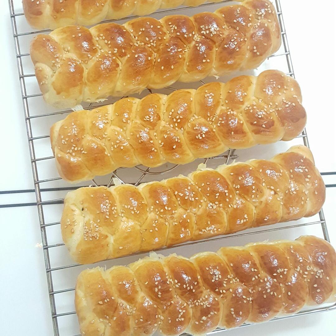 酸奶辫子面包（一次发酵）