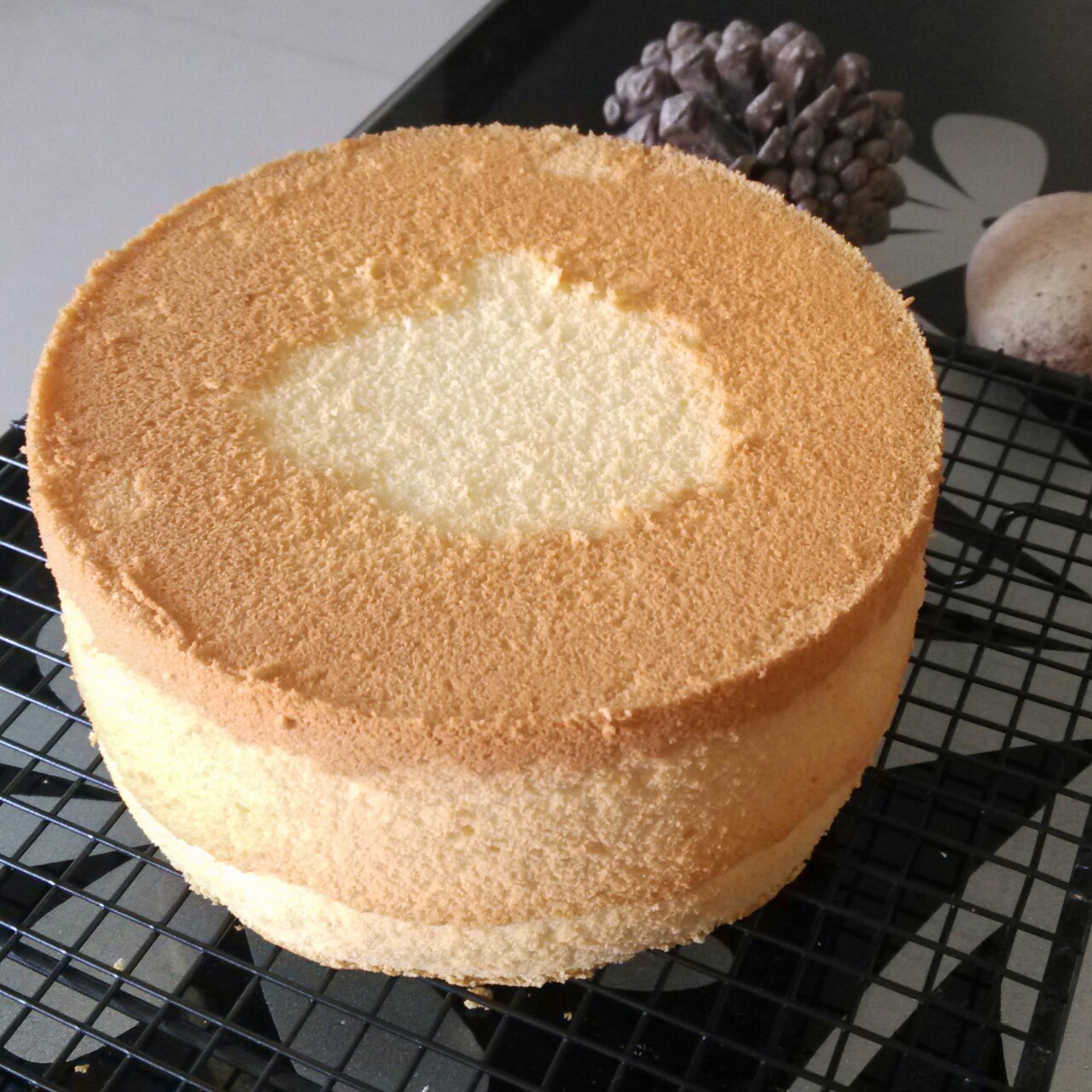 《Tinrry+》戚风蛋糕（6寸配方）（基础、超详细教程）