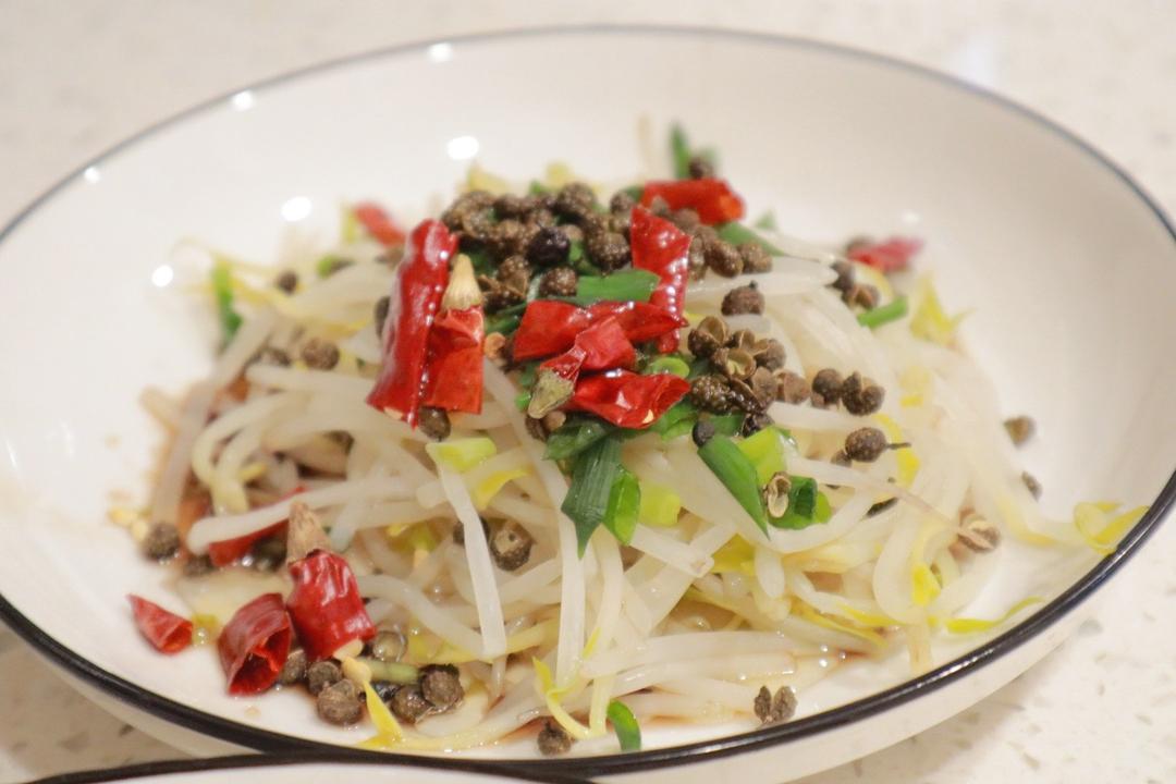 花椒油泼豆芽