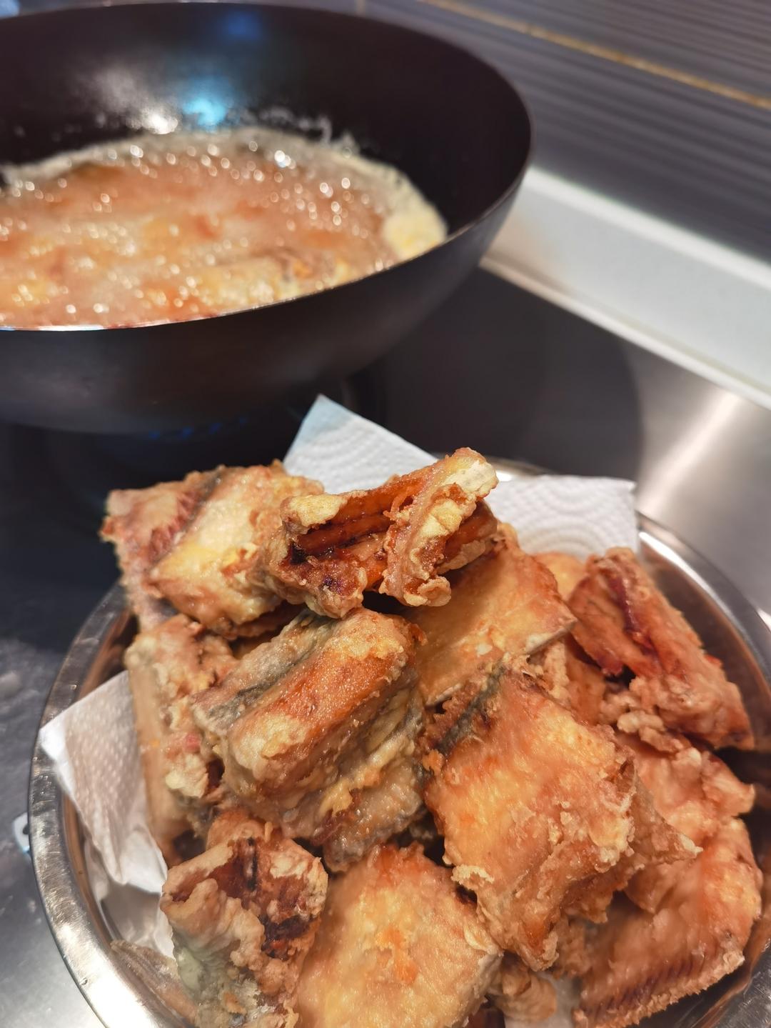 干炸带鱼