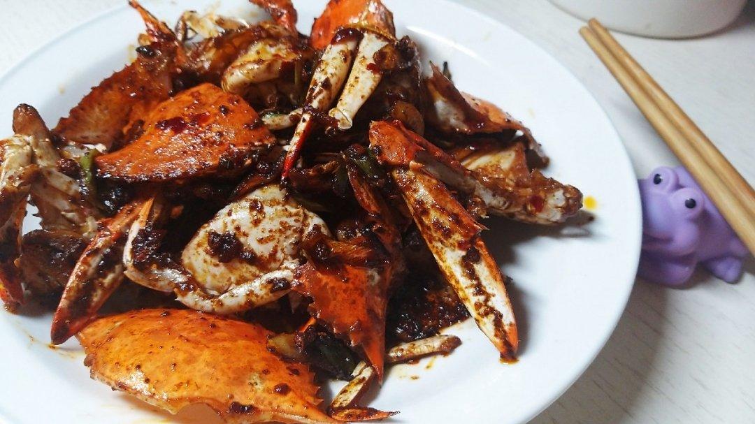 快手香辣蟹（梭子蟹）