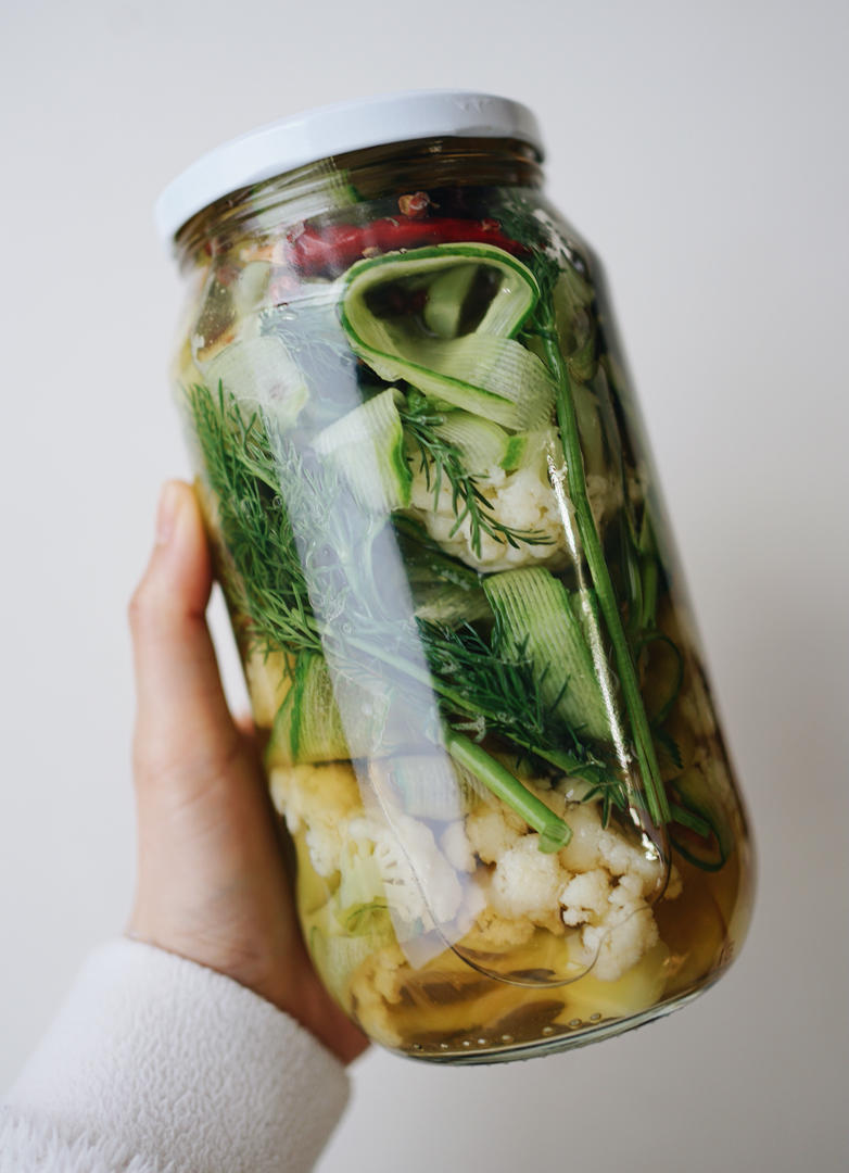 夏日轻渍芦笋（pickled asparagus）