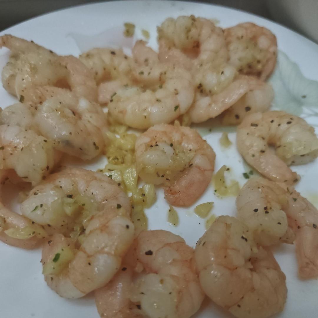 【生酮版】蒜香黄油虾仁