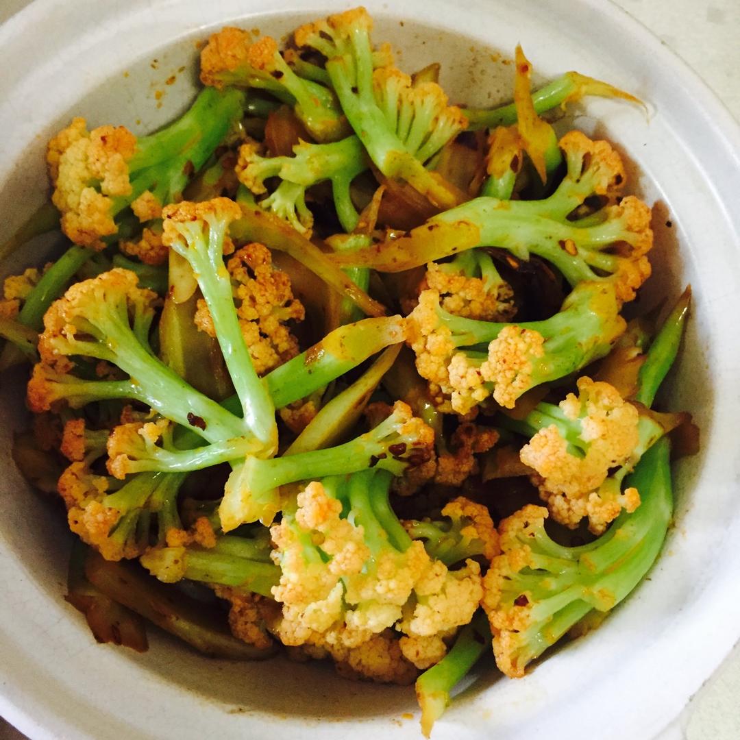 candice想想做的小炒有机菜花