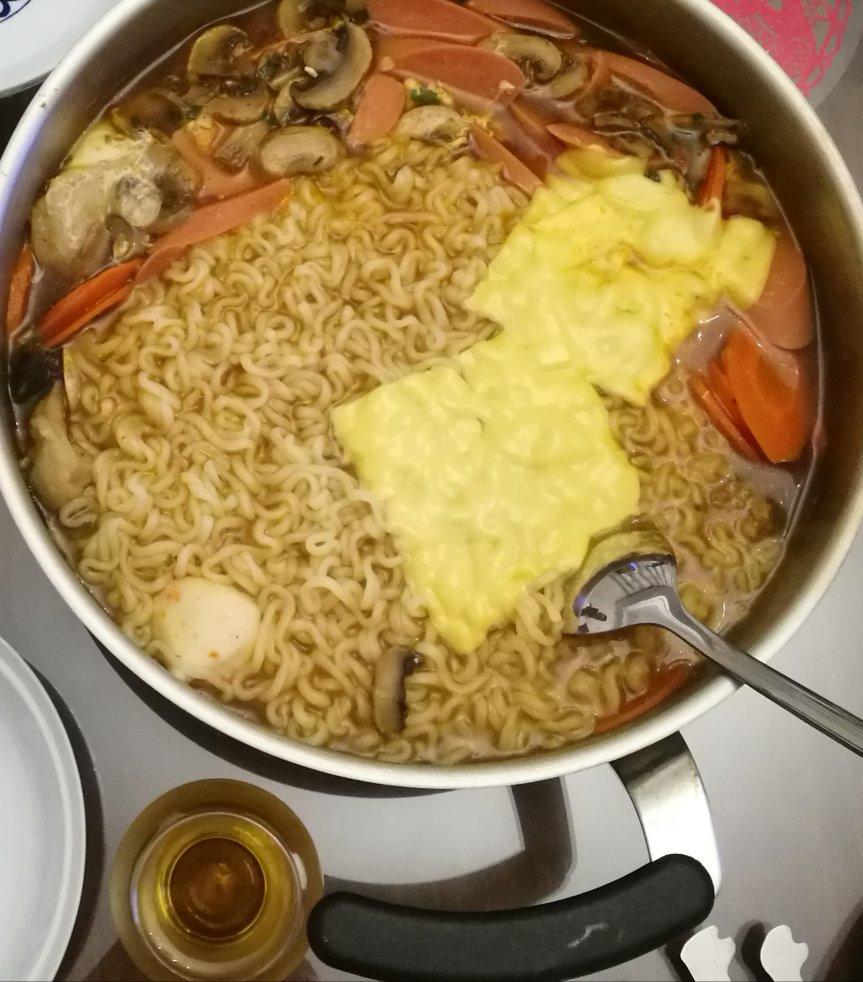 韩国部队锅拉面锅（超好吃）