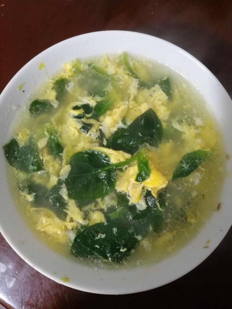 菠菜鸡蛋汤