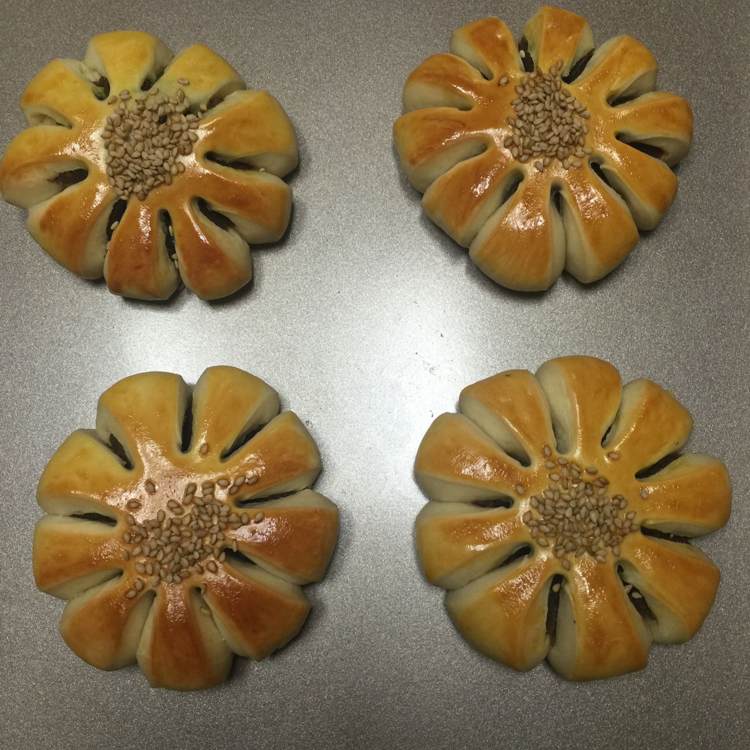 豆沙早餐包