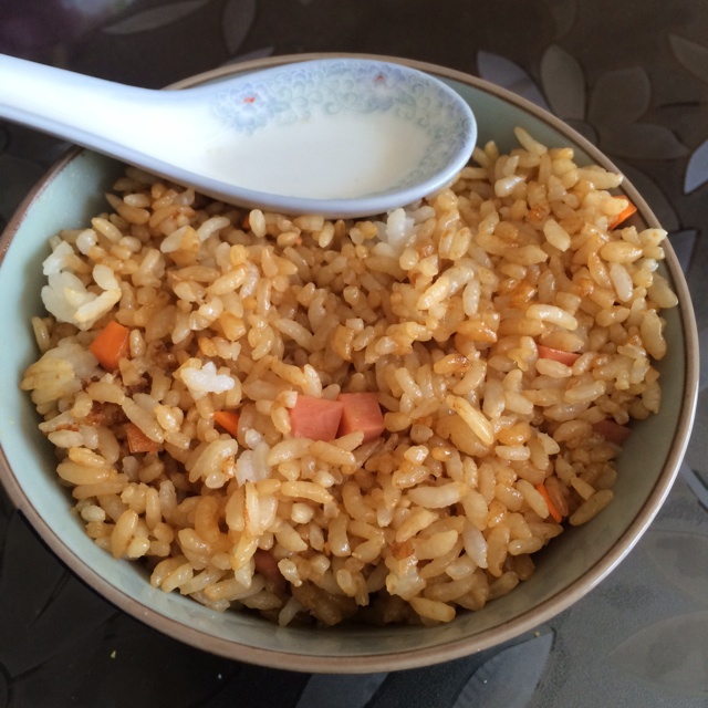 傻瓜版酱油炒饭
