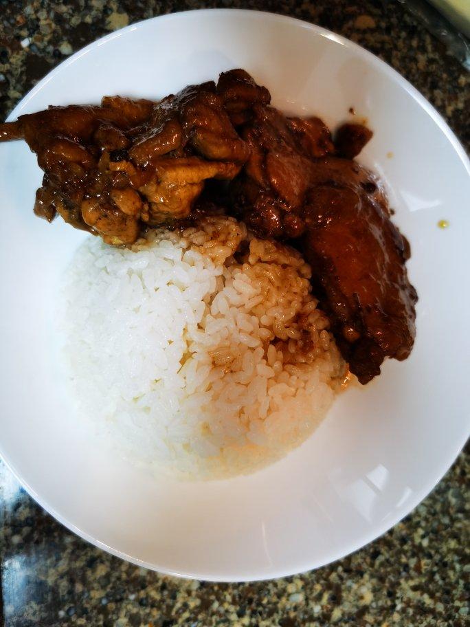 照烧鸡腿饭
