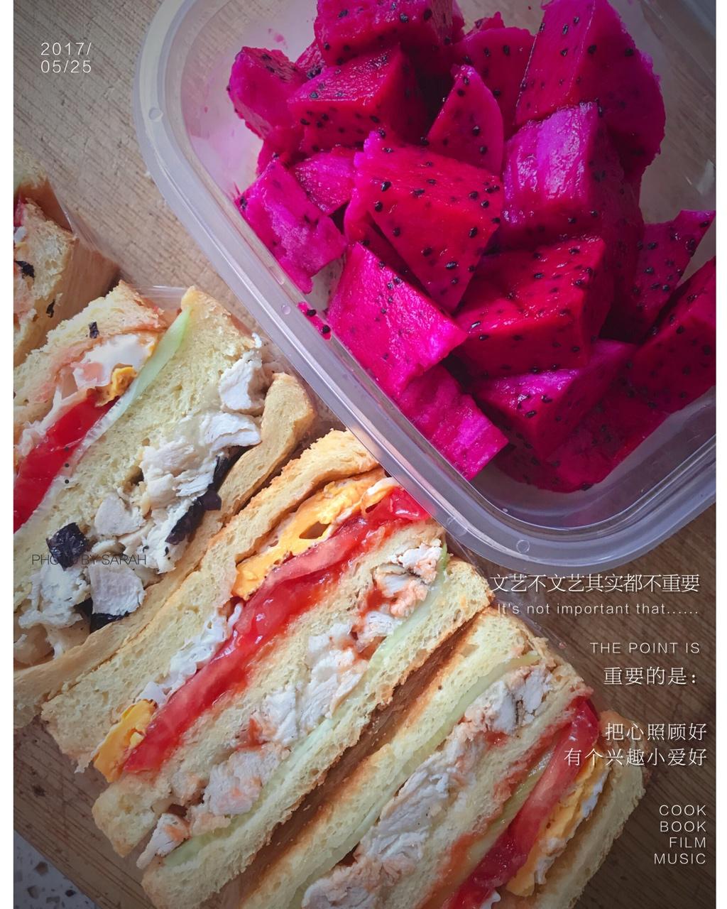 如何做超厚的沼三明治~详细tip！牛油果鸡蛋午餐肉三明治~