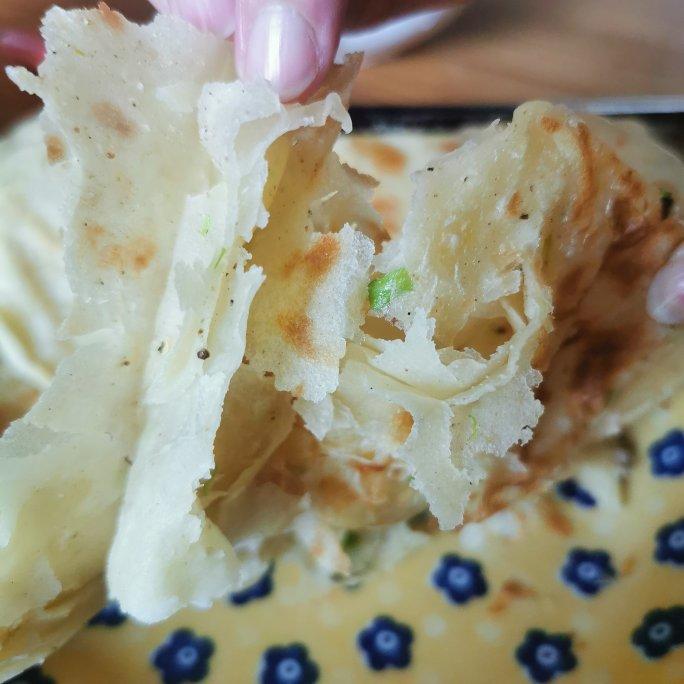 千层油饼（比外边买的印度飞饼更好吃）