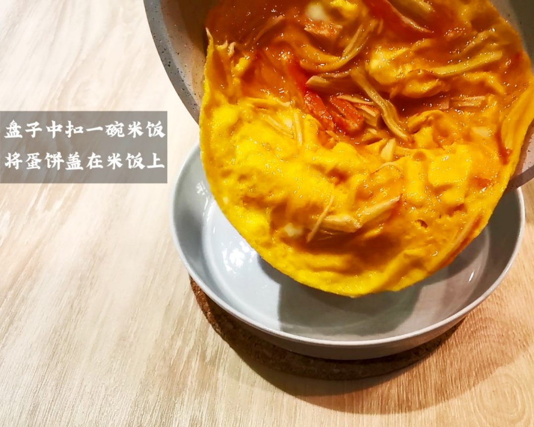 天津饭，风靡日本的人气盖饭的做法 步骤4