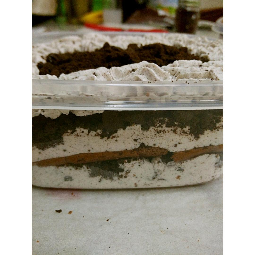 好吃到流泪的奥利奥咸奶油盒子蛋糕