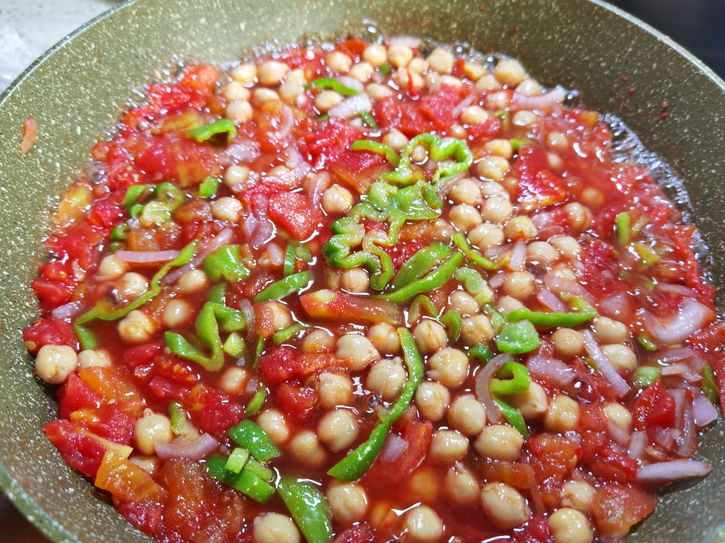 茄汁鲜虾鹰嘴豆的做法 步骤7