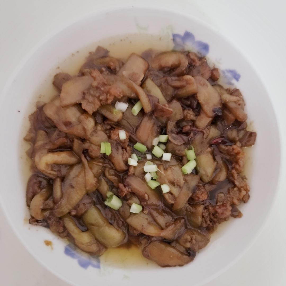 红烧肉沫茄子