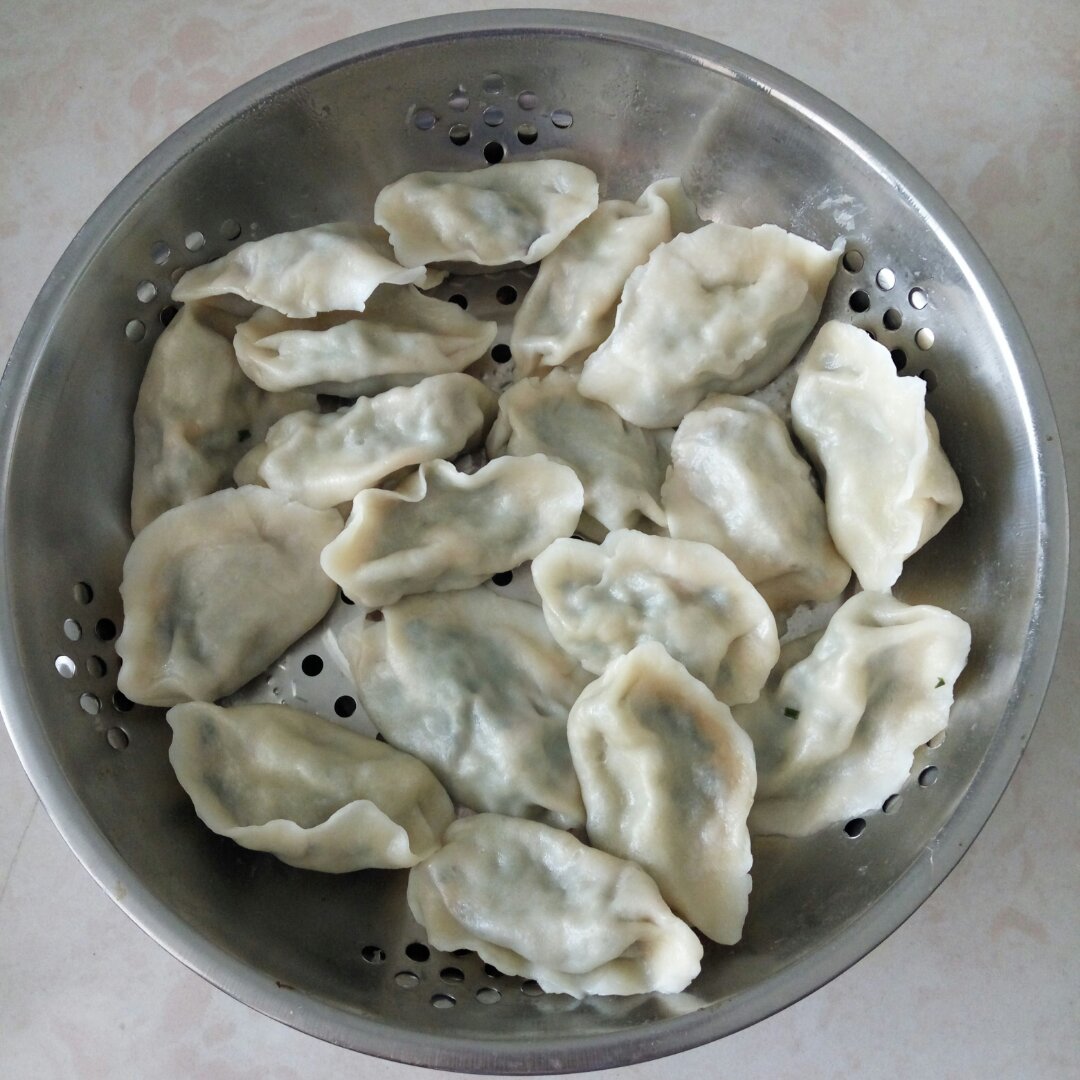 韭菜木耳鲜肉水饺