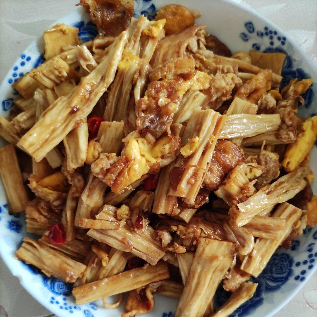 我的下饭神菜——腐竹炒蛋