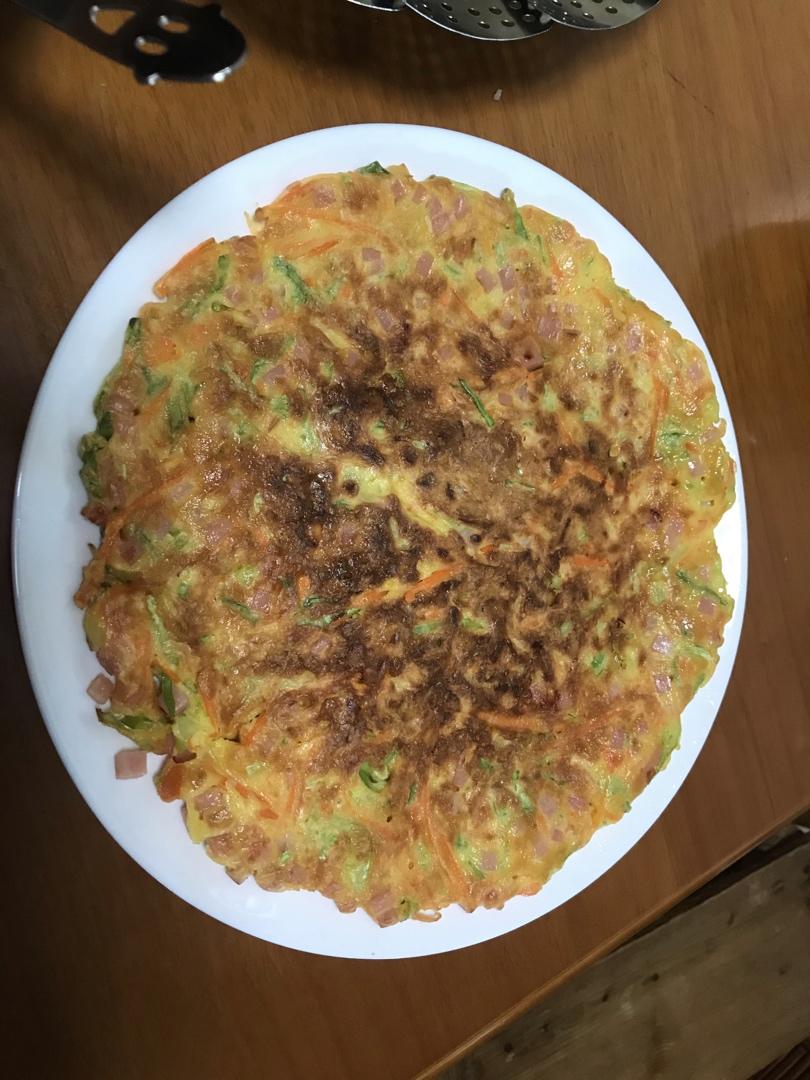 白菜鸡蛋早餐饼