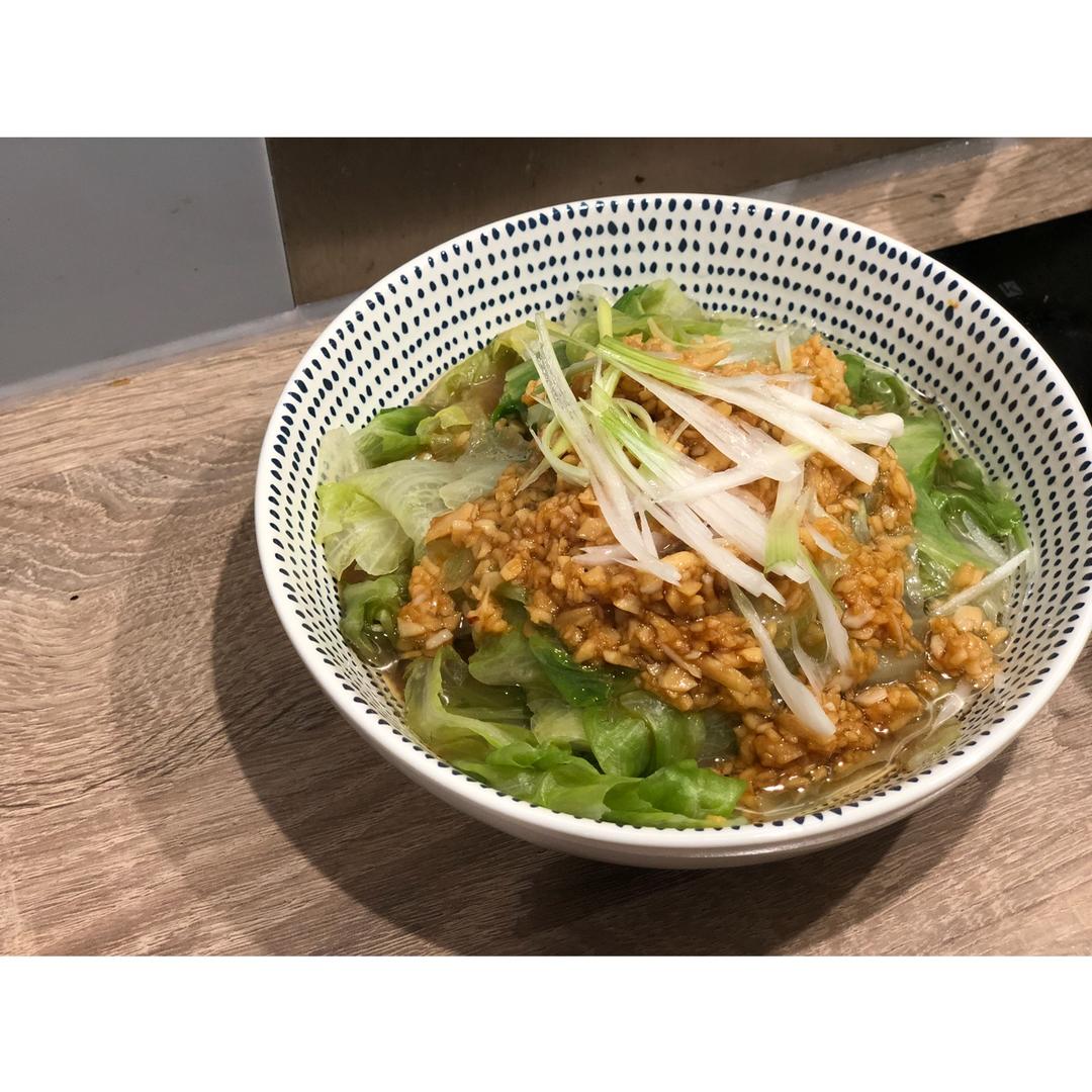 白灼西生菜