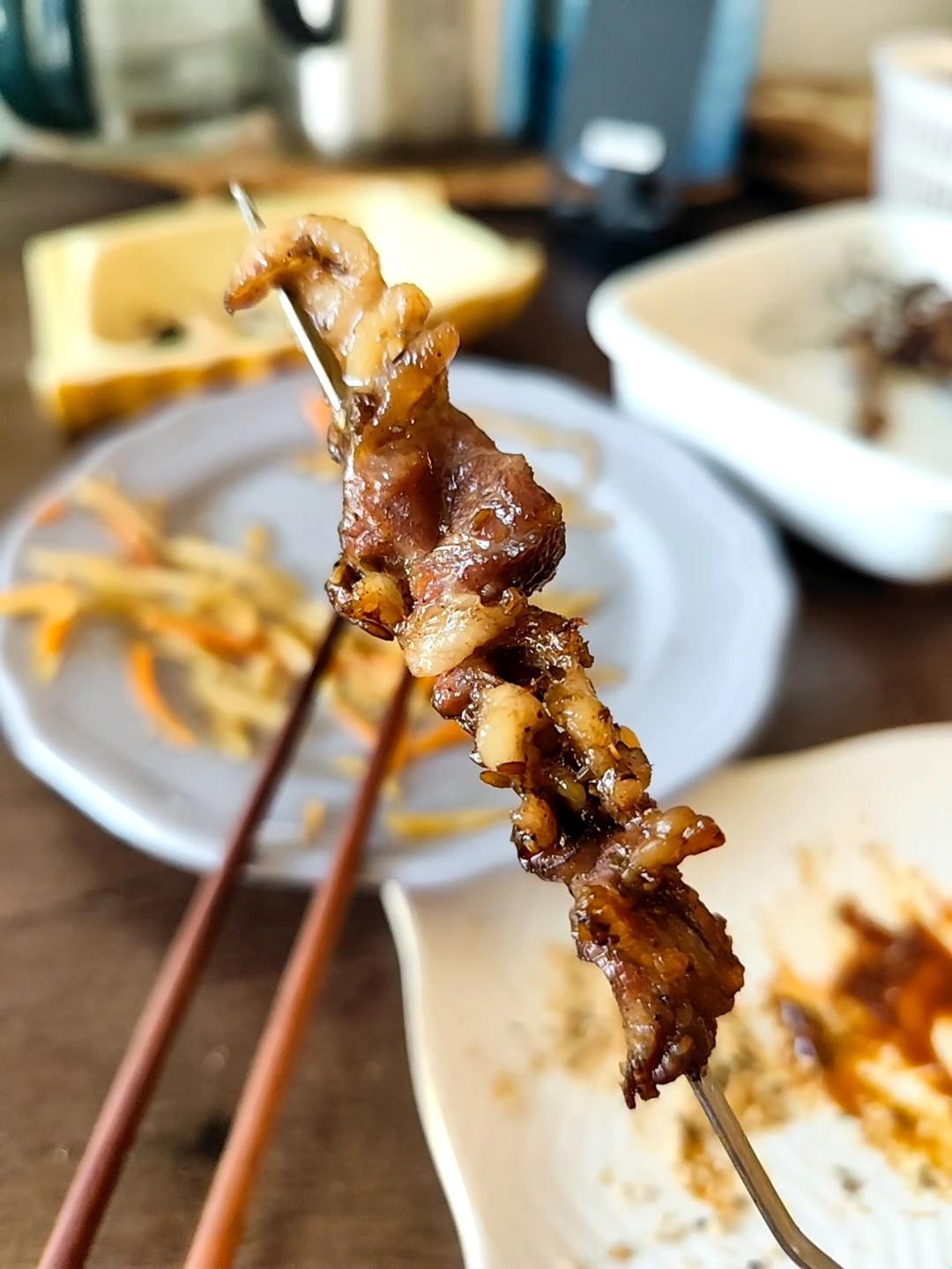 烤肉家庭版（再也不去外面吃烤肉😊😊）