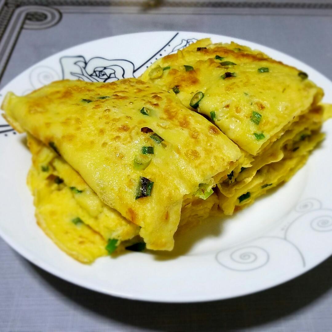 葱花鸡蛋饼