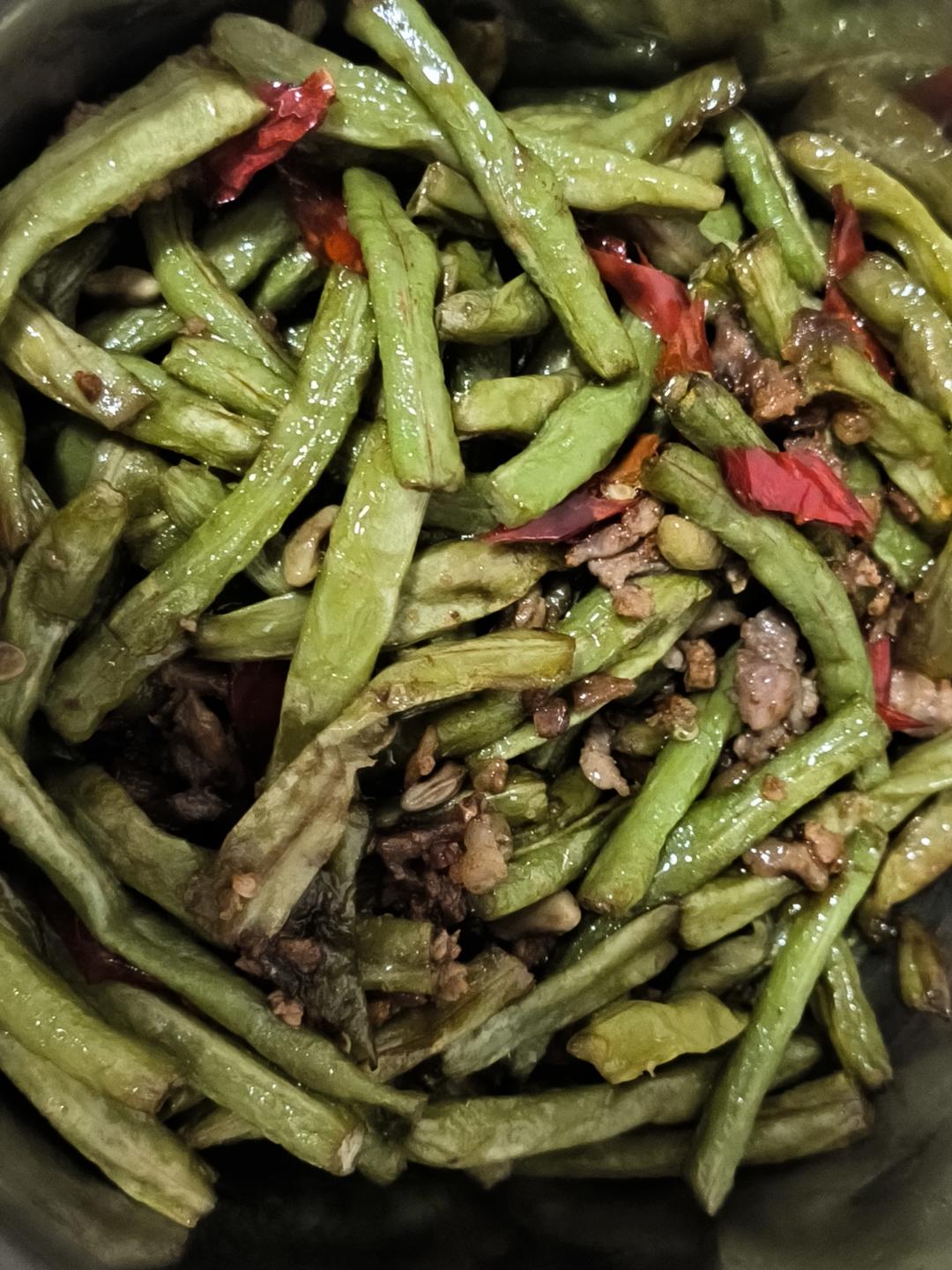 家庭版干煸豆角