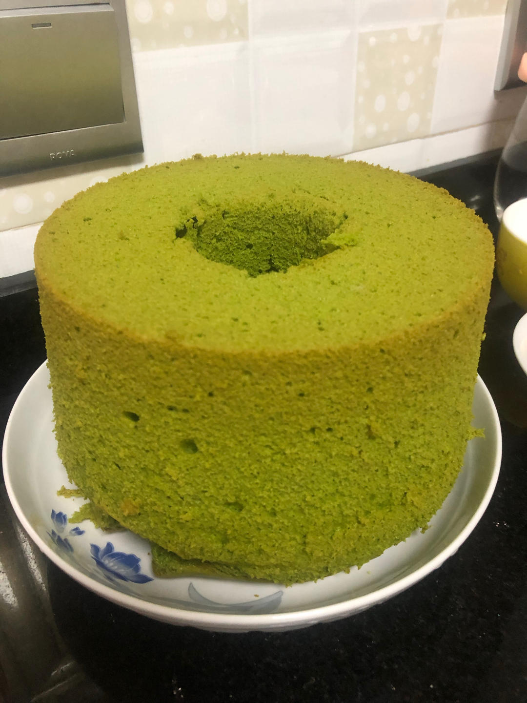 青井老师の抹茶戚风（17cm或18cm中空模）