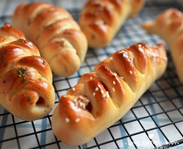 台湾风味香肠面包的做法