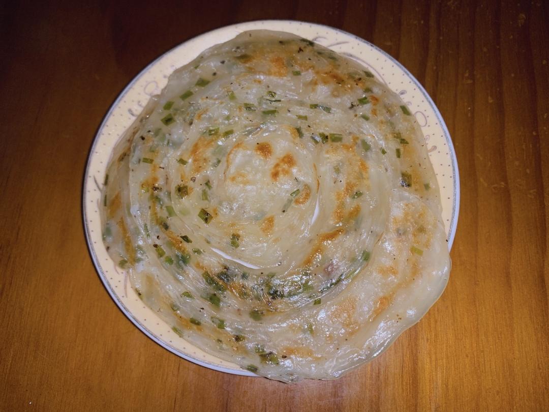 饺子皮葱油饼