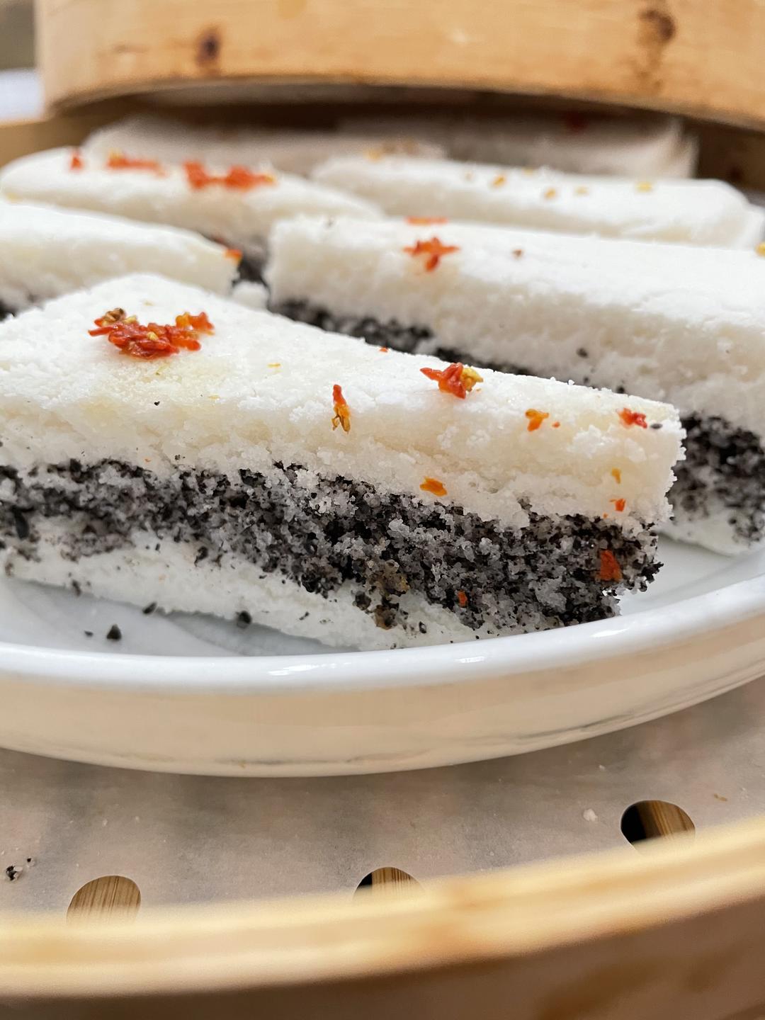 芝麻松糕的做法